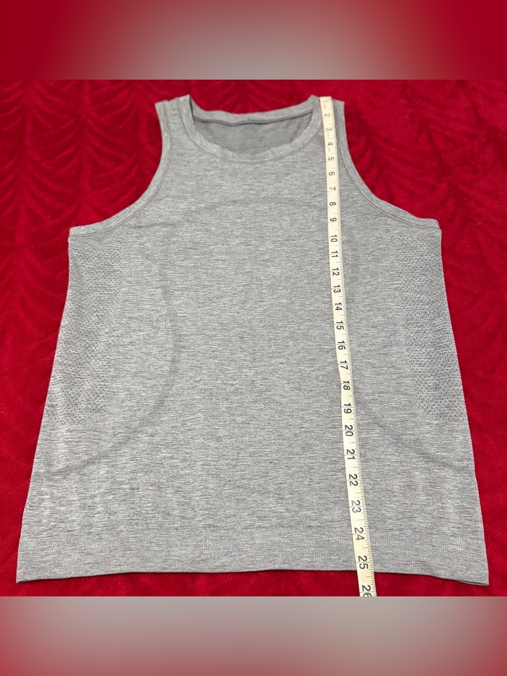 Women's Gray Sleeveless Knit Tank Top
